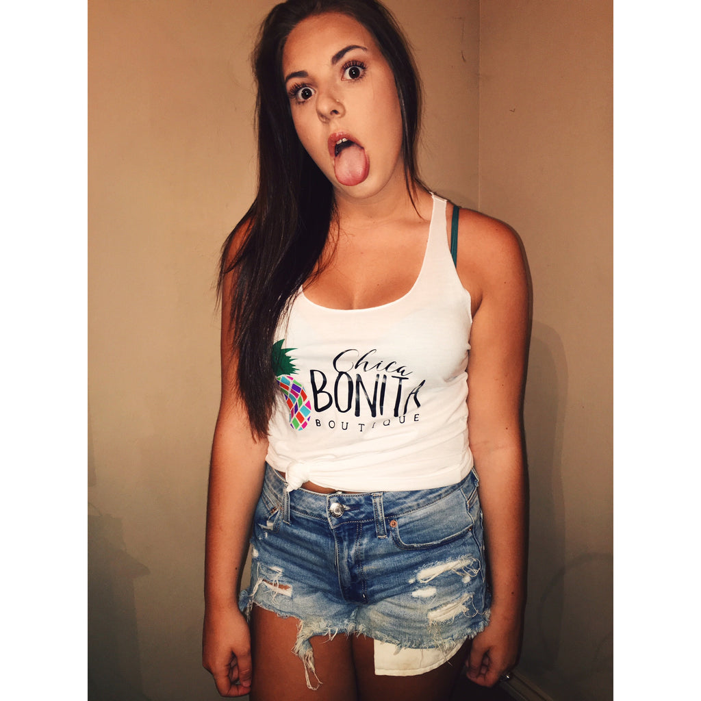 Chica Bonita Logo tank